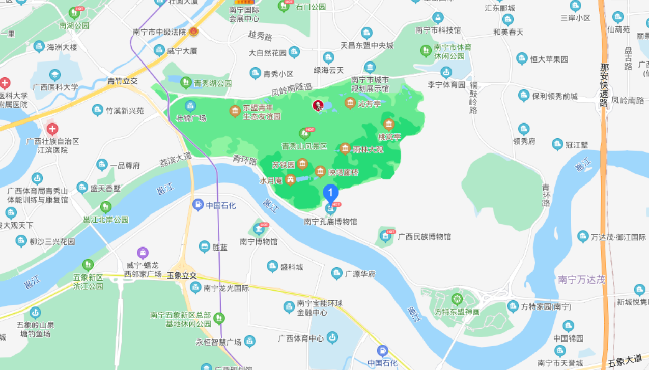 南宁孔庙博物馆地图