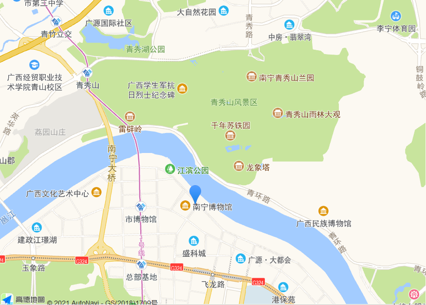 南宁博物馆地图